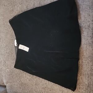 Velvet black skirt